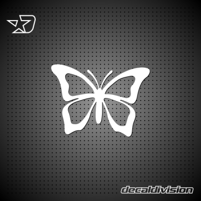 Butterfly Silhouette Sticker II
